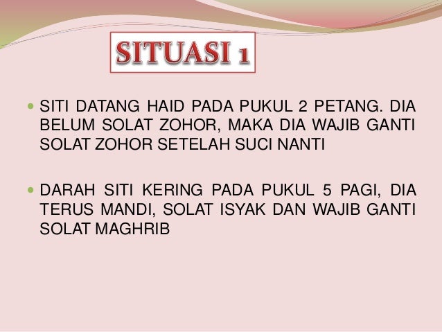 Darah wanita haid nifas istihadhah