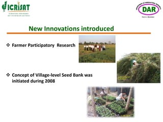ICRISAT- MYANMAR Partnership by Department of Agricultural Research- Myanmar