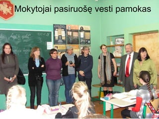 Mokytojai pasiruošę vesti pamokas 
