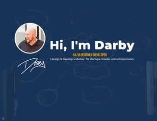 Hi, I'm Darby
UX/UI Designer-Developer
I design & develop websites for startups, brands, and entrepreneurs.
1.
 