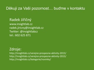 Dárcovství v ČR a SR Slide 13