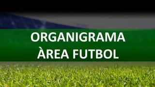 ORGANIGRAMA
ÀREA FUTBOL
 