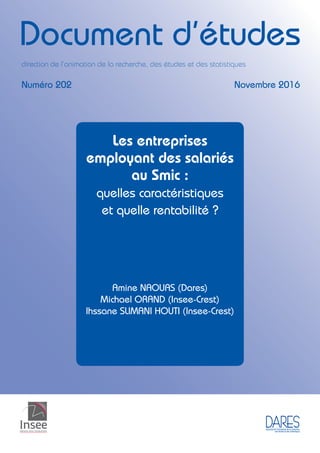direction de l’animation de la recherche,
des études et des statistiques
Novembre 2016Numéro 202
direction de l’animation ...