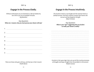 Dare To Dream Workbook