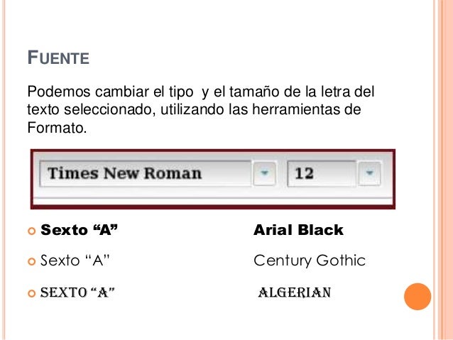 Dar formato al texto en libre office writer