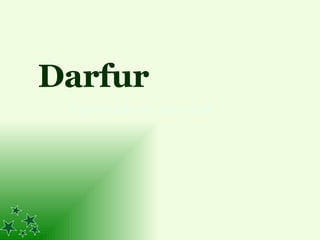 Darfur A genocide we can stop
