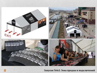 8   Запуски Tele2. Зона продаж и подключений
 