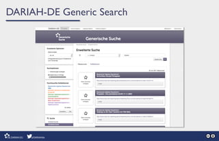 DARIAH-DE Generic Search
 