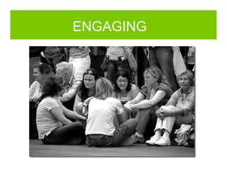 ENGAGING

                   #1
                Social
              media is
           continuing
            to evolve.
                 Fast.
 