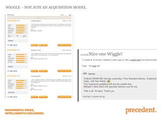 WIGGLE - NOT JUST AN ACQUISITION MODEL

 