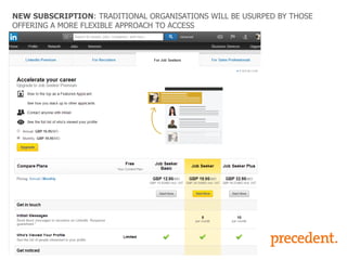 NEW SUBSCRIPTION: TRADITIONAL ORGANISATIONS WILL BE USURPED BY THOSE
OFFERING A MORE FLEXIBLE APPROACH TO ACCESS

 