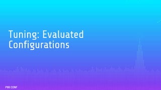 Tuning: Evaluated
Configurations
 