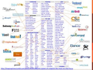 http://thegongshow.tumblr.com/post/345941486/the-spawn-of-craigslist-like-most-vcs-that-focus
 