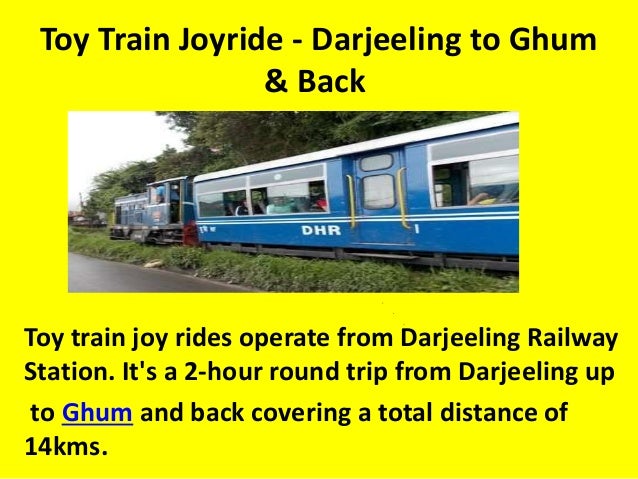 darjeeling toy train fare