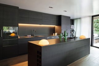 Dark wood-kitchen-furniture
