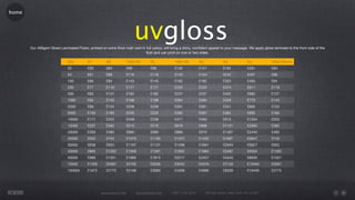 home




                                                                         uvgloss
       Our 400gsm Gloss Laminated Flyers, printed on extra thick matt card in full colour, will bring a shiny, conﬁdent appeal to your message. We apply gloss laminate to the front side of the
                                                                              ﬂyer and can print on one or two sides.

                              Qty         A7          A6           125x125        DL             148x148         A5              A4             A3            105x105mm
                              25          £50         £83          £99            £99            £132            £147            £165           £281          £83
                              50          £61         £88          £116           £116           £143            £154            £242           £407          £88
                              100         £66         £94          £143           £143           £182            £182            £303           £490          £94
                              250         £77         £116         £171           £171           £220            £220            £374           £611          £116
                              500         £83         £127         £182           £182           £237            £237            £402           £682          £127
                              1000        £94         £143         £198           £198           £264            £264            £429           £770          £143
                              2500        £99         £154         £209           £209           £281            £281            £451           £865          £154
                              5000        £105        £160         £220           £220           £292            £297            £483           £905          £160
                              10000       £171        £253         £348           £348           £471            £483            £910           £1554         £253
                              15000       £237        £362         £510           £510           £678            £696            £1151          £2065         £362
                              20000       £330        £483         £690           £690           £886            £910            £1407          £2440         £483
                              25000       £552        £743         £1070          £1100          £1227           £1430           £1997          £3647         £743
                              30000       £638        £953         £1197          £1131          £1498           £1661           £2943          £5627         £953
                              40000       £865        £1262        £1508          £1397          £1852           £1984           £3497          £6554         £1262
                              50000       £999        £1551        £1880          £1815          £2217           £2457           £4543          £8630         £1551
                              75000       £1335       £2097        £2702          £2536          £3552           £4379           £7128          £12040        £2097
                              100000      £1672       £2775        £3196          £3080          £4308           £4666           £9328          £16456        £2775




                                                   www.rework.com         rework@mail.com       (987) 124-5678        98 East Street, New York, NY 12345
 