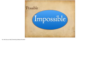 Possible 
Impossible 
 