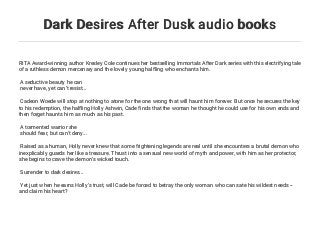 dark desires after dusk dark desires after dusk