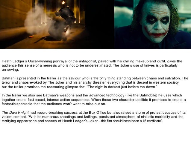 The Dark Knight Trailer Analysis