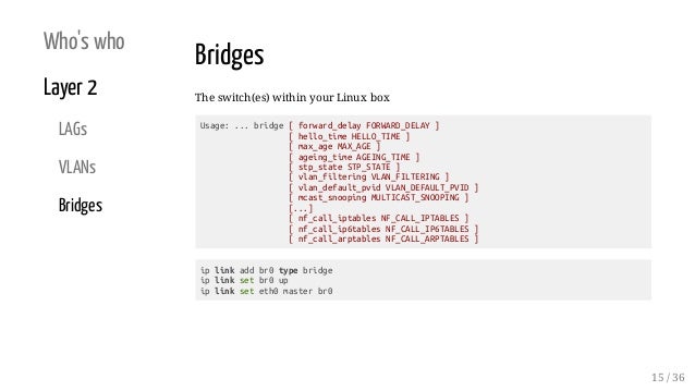 Linux show vlan