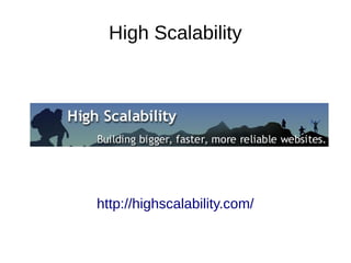 High Scalability
http://highscalability.com/
 