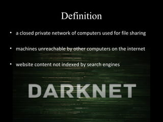 Dark net (escalona)