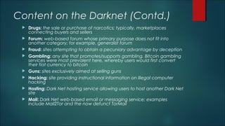 Darknets - Introduction &  Deanonymization of Tor Users By Hitesh Bhatia