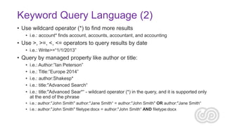 SharePoint 2013 Search Based Solutions | PPTX image.