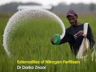 Externalities of Nitrogen Fertilisers
Dr Darko Znaor

 