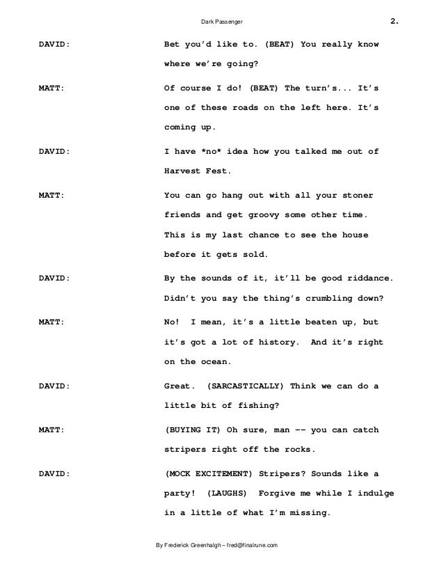 August Rush Script Pdf