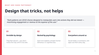 Understanding Social Media Dark Patterns Through HCI Theory and ...