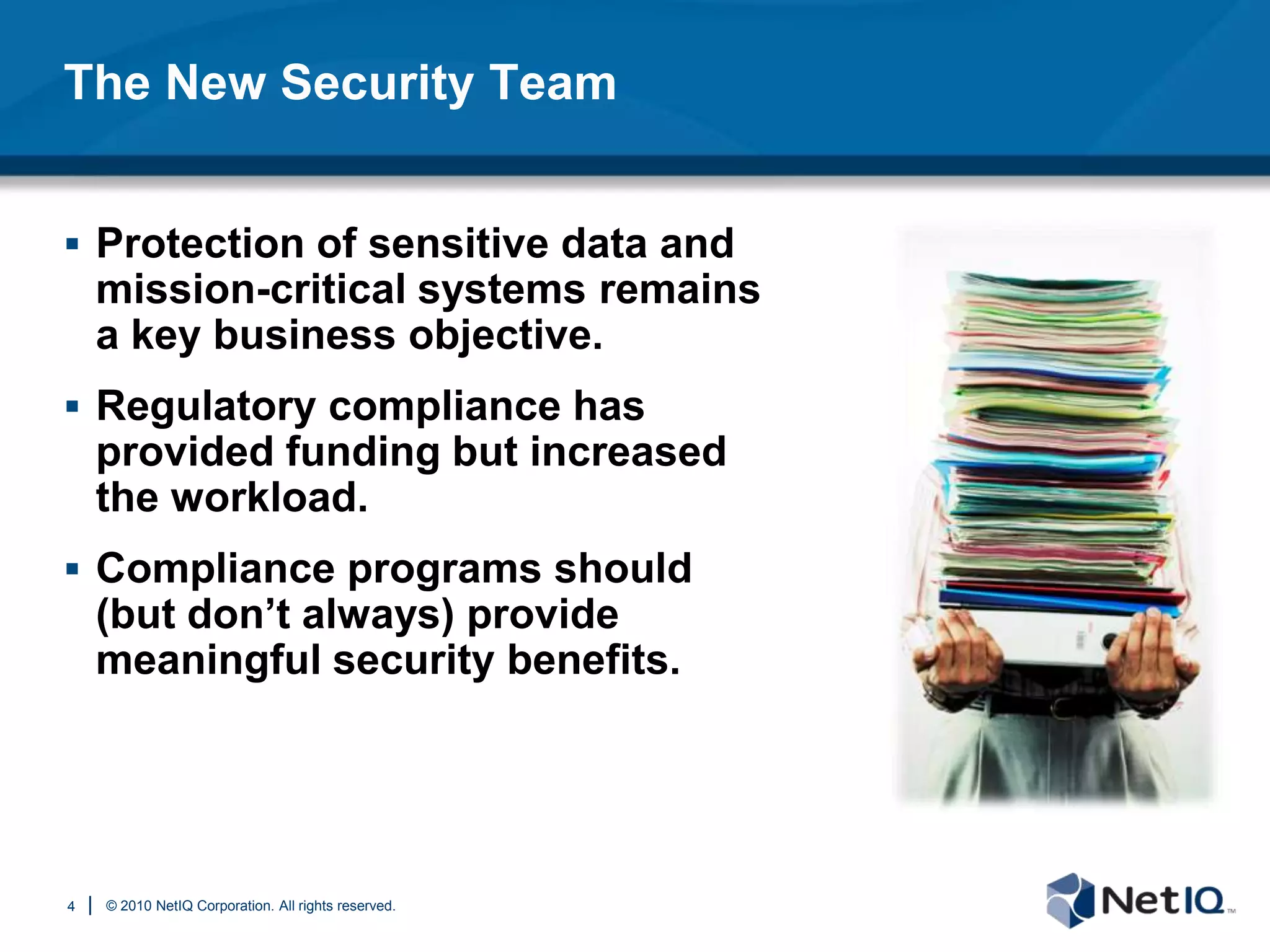  IT under increasing pressure to support consumerizationPeople Diversity (employees, contractors, outsourcing, partners)