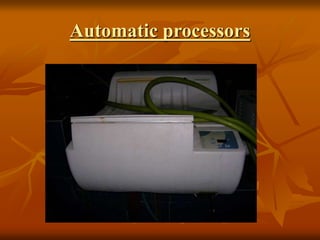 Automatic processors
 