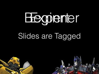 What’s the talk about?
• Ruby is AWESOME but …
 