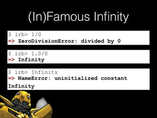 What’s the talk about?
• Ruby is AWESOME but …
• Nothing scary really
 