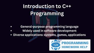 C++ programming concepts! | PPT