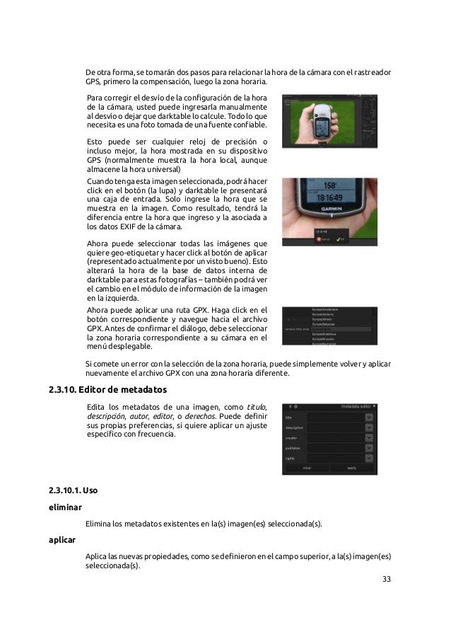 Manual de Usuarios darktable Capitulo 1 y 2