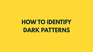 Dark Times for Dark Patterns