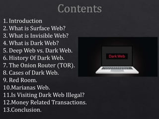 Journey To The Dark Web | PPT