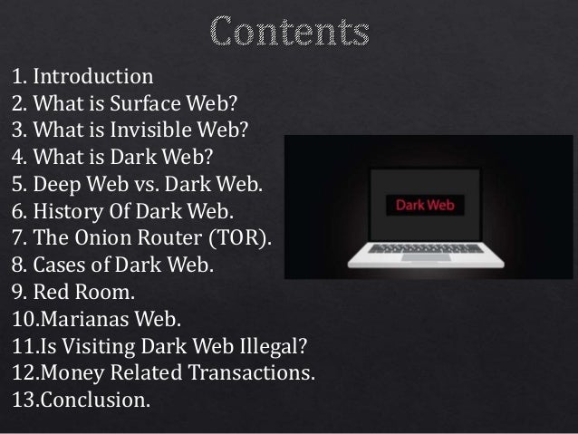 Journey To The Dark Web