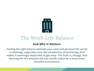 The Importance of the Proper Work-Life Balance | PPT