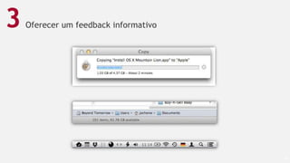 Oferecer um feedback informativo
50
3
 