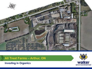 All Treat Farms – Arthur, ON
Investing in Organics
 