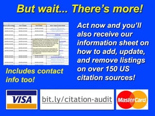 Darren Shaw_SearchLove San Diego_Audit and fix citations for Local Search gains