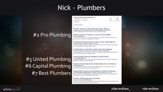 @DarrenShaw_ +DarrenShaw
Nick - Plumbers
#2 Pro Plumbing
#5 United Plumbing
#6 Capital Plumbing
#7 Best Plumbers
 