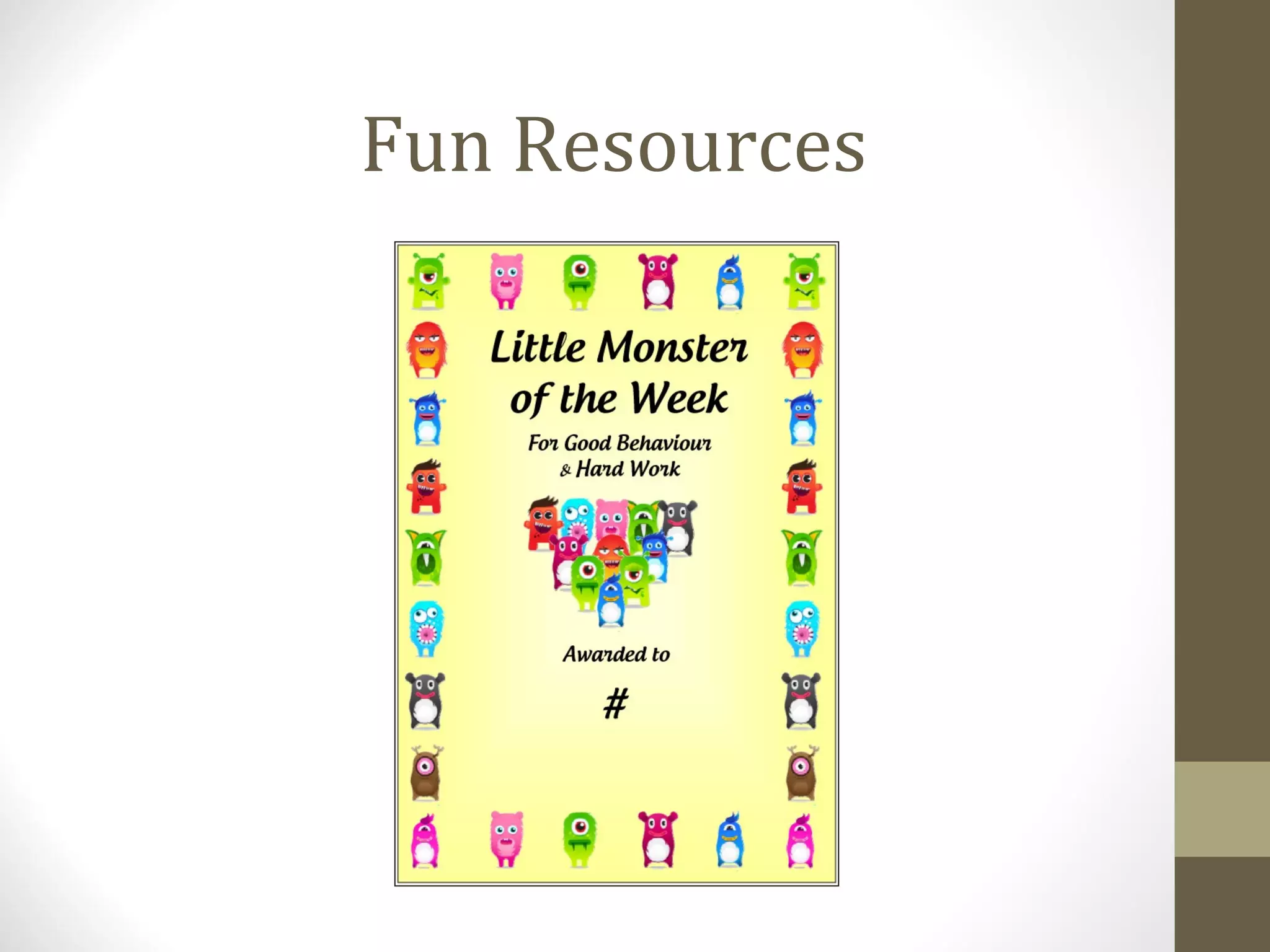 Fun Resources
