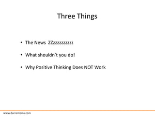 Three ThingsThe News  ZZzzzzzzzzzz