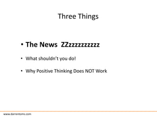 What shouldn’t you do!