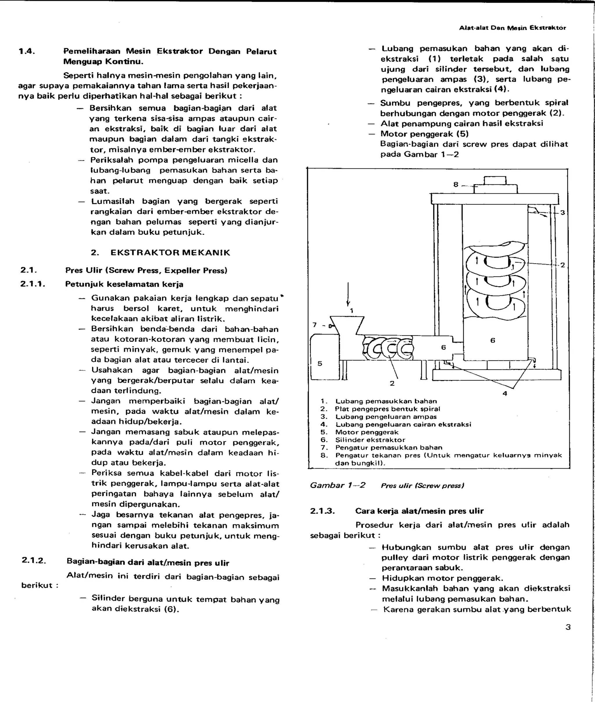 ALAT/MESIN EKSTRAKTOR DENGAN PELARUT (SOLVENT | PDF