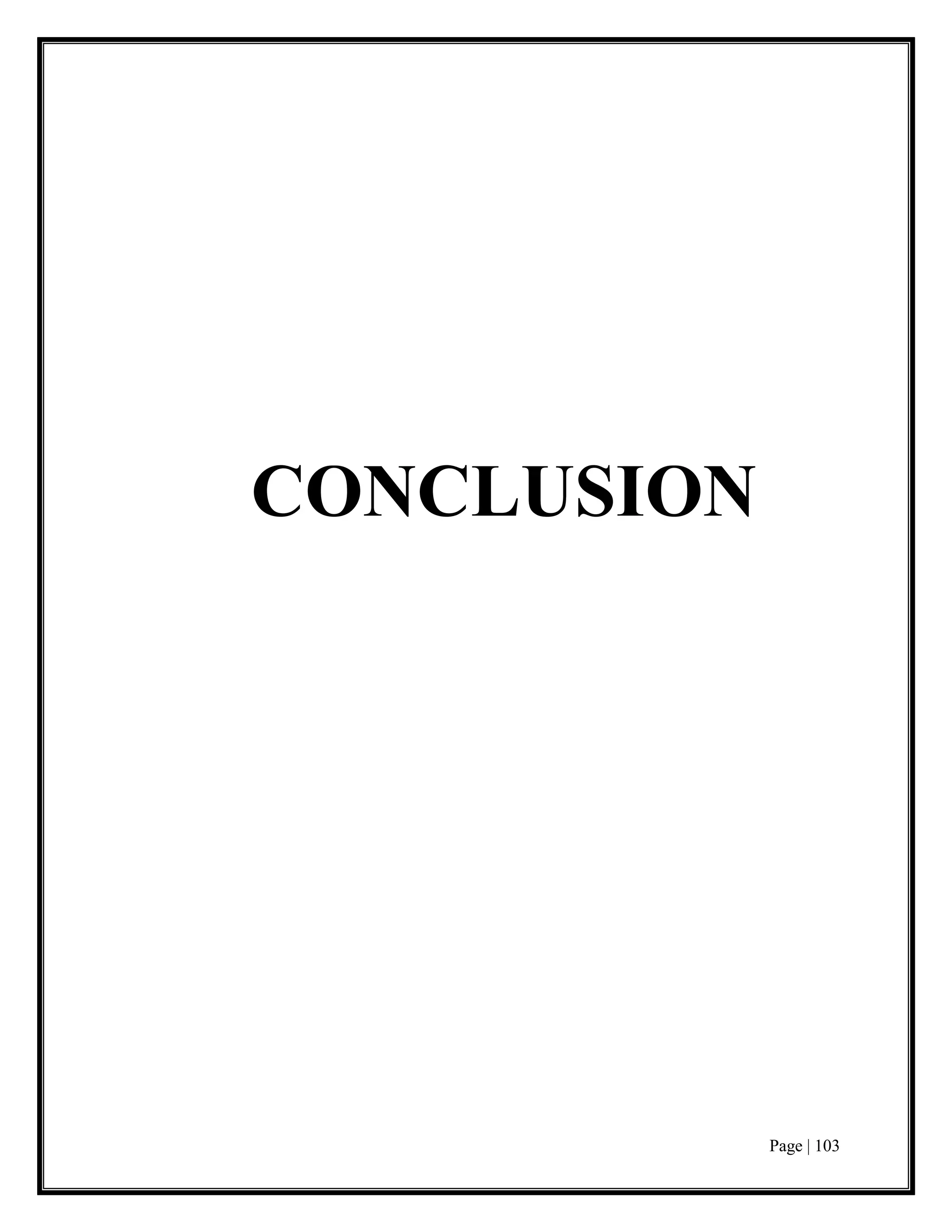 Page | 103
CONCLUSION
 